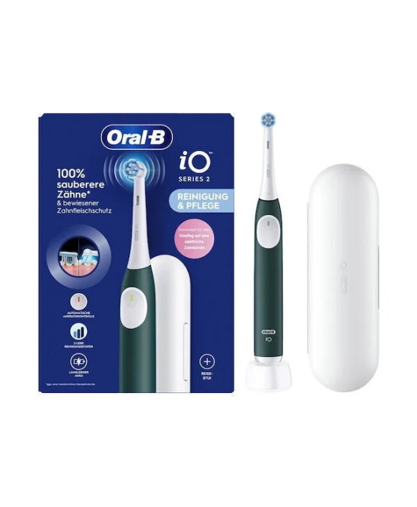 Oral-B Io Series Ηλεκτρική Οδοντόβουρτσα με Θήκη Ταξιδίου Πράσινη 8700216611114