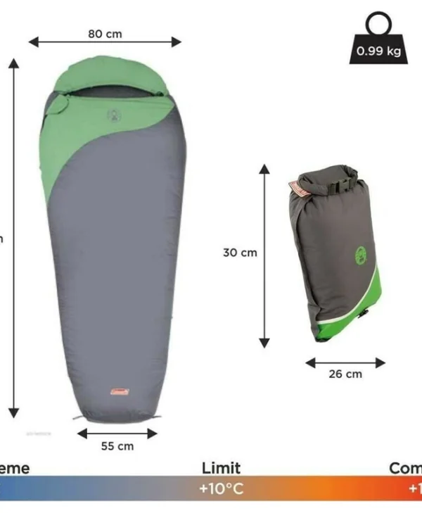 Coleman Sleeping Bag Μονό Biker 2000009574