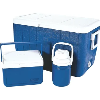 Coleman 3-Piece 48 Quart Cooler Combo Φορητό Ψυγείο Μπλε 2000036078