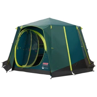 Coleman Octagon BlackOut Χειμερινή Σκηνή Camping Χακί με Διπλό Πανί για 8 Άτομα 396x386x208εκ. 2000035195