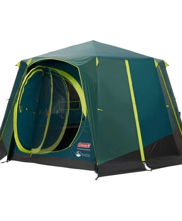 Coleman Octagon BlackOut Χειμερινή Σκηνή Camping Χακί με Διπλό Πανί για 8 Άτομα 396x386x208εκ. 2000035195