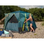 Coleman Octagon BlackOut Χειμερινή Σκηνή Camping Χακί με Διπλό Πανί για 8 Άτομα 396x386x208εκ. 2000035195 - Image 7