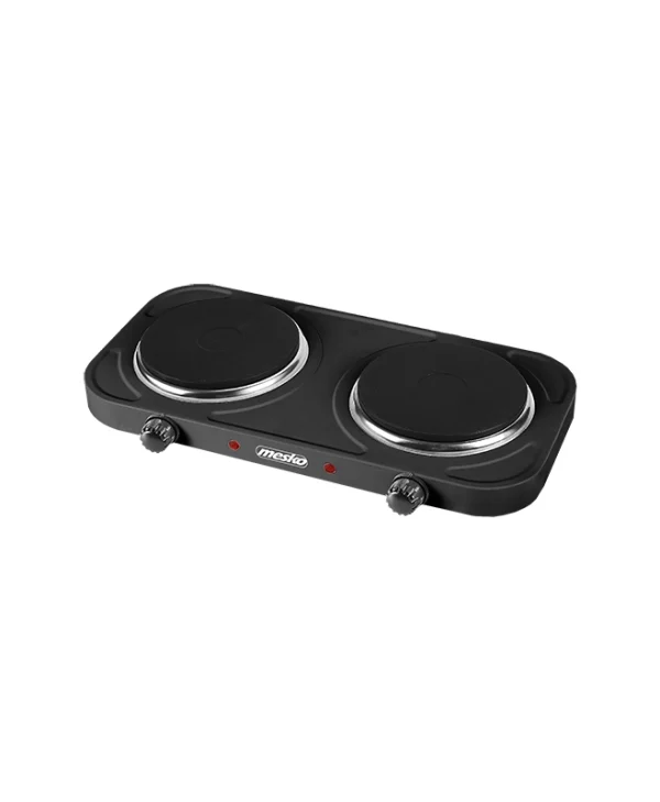 Mesko MS 6509 Επιτραπέζια Εστία Εμαγιέ Διπλή Μαύρη