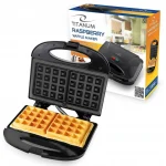 Esperanza Raspberry Βαφλιέρα για Τετράγωνες Βάφλες 2 Θέσεων 750W TKT003 - Image 6