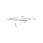 RAM Mount Marine Electronic Ball Μπίλια για Βάση Κινητού Μοτοσυκλέτας RAM-111BU - Image 4