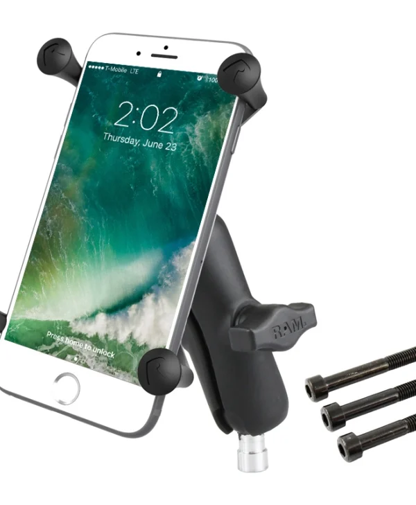 RAM Mount Βάση Κινητού Μοτοσυκλέτας με Ρυθμιζόμενο Βραχίονα για το Τιμόνι έως 4.5" RAM-B-367-UN10U