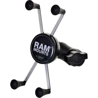 RAM Mount Βάση Κινητού Μοτοσυκλέτας με Ρυθμιζόμενο Βραχίονα για το Τιμόνι RAM-B-176-A-UN10U