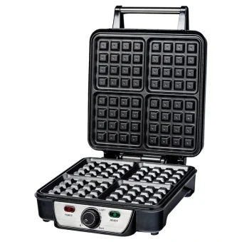Ravanson Βαφλιέρα για Τετράγωνες Βάφλες 4 Θέσεων 1100W GR-7030