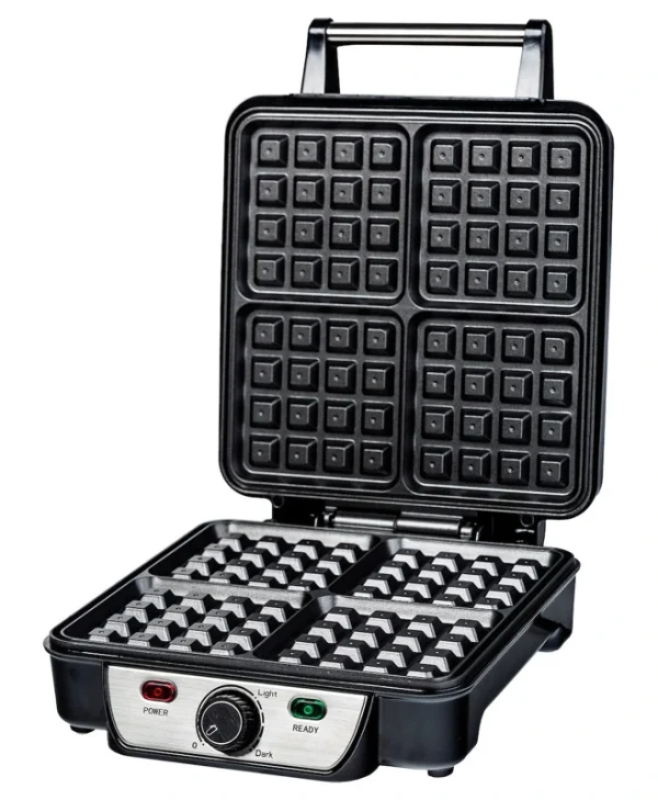 Ravanson Βαφλιέρα για Τετράγωνες Βάφλες 4 Θέσεων 1100W GR-7030