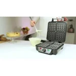 Ravanson Βαφλιέρα για Τετράγωνες Βάφλες 4 Θέσεων 1100W GR-7030 - Image 5
