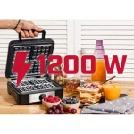 MPM Βαφλιέρα για Ορθογώνιες Βάφλες 4 Θέσεων 1200W MGO-36M - Image 6