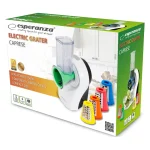 Esperanza Κόφτης Λαχανικών / Φρούτων 150W Λευκός EKM026 - Image 3