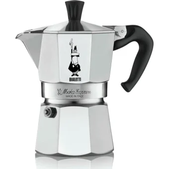 Bialetti Moka Express Μπρίκι Espresso 4cups Ασημί 990001164