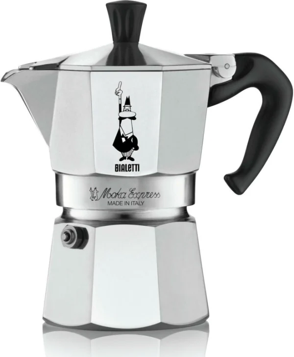 Bialetti Moka Express Μπρίκι Espresso 4cups Ασημί 990001164