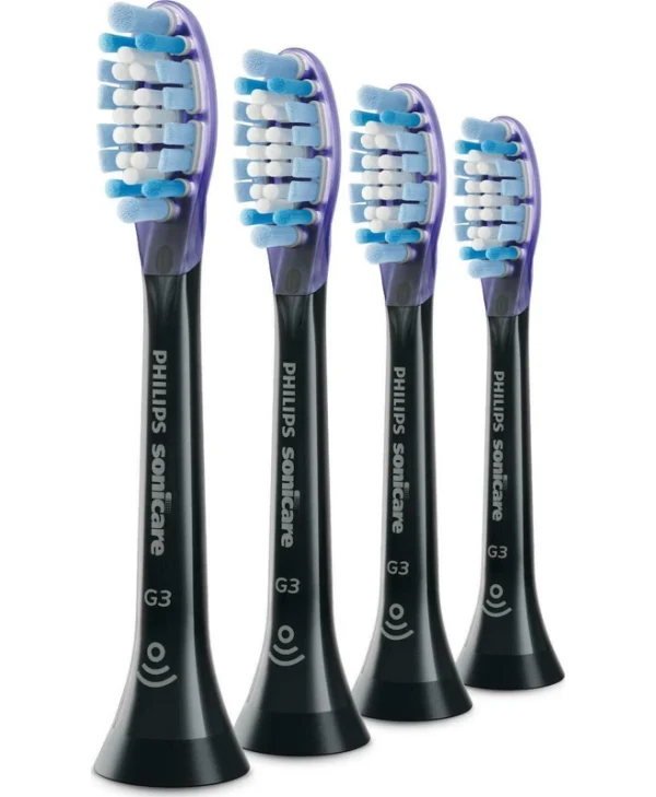 Philips Sonicare G3 Premium Gum Care Ανταλλακτικές Κεφαλές για Ηλεκτρική Οδοντόβουρτσα Standard Black HX9054/33 4τμχ