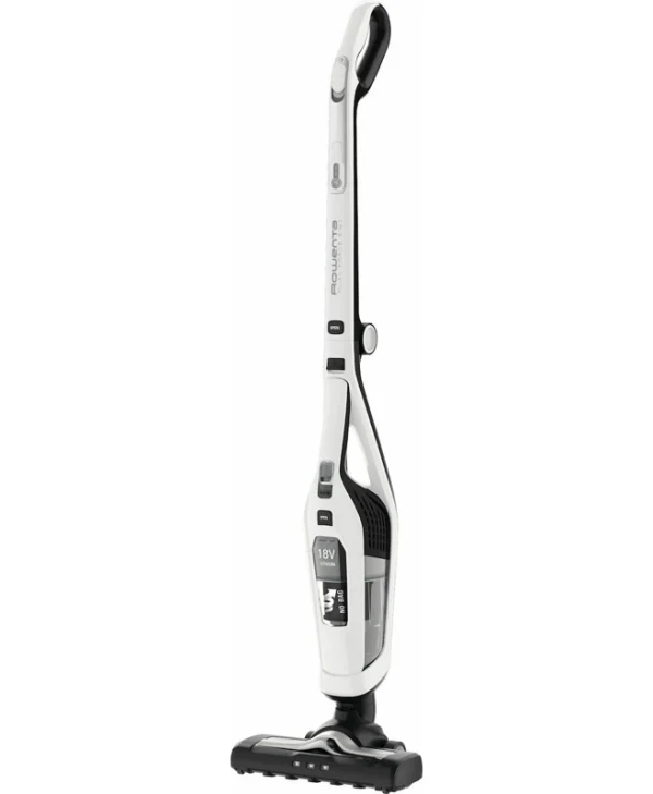 Rowenta Dual Force Επαναφορτιζόμενη Σκούπα Stick 18V Λευκή RH6737
