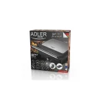 Adler AD3051 Επιτραπέζια Ηλεκτρική Ψησταριά Αυλακωτής Πλάκας 2200W με Καπάκι και Ρυθμιζόμενο Θερμοστάτη 29x24εκ. AD 3051 - Image 6