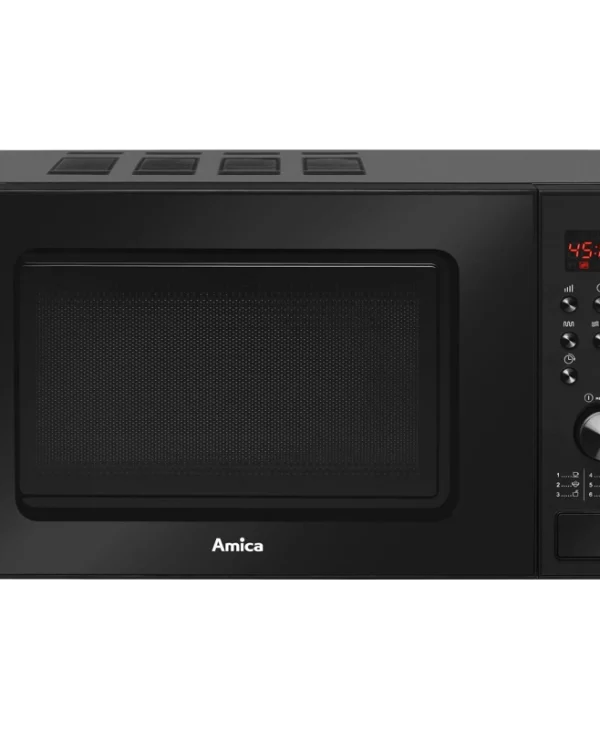Amica AMGF20E1GB Φούρνος Μικροκυμάτων με Grill 20lt Μαύρος