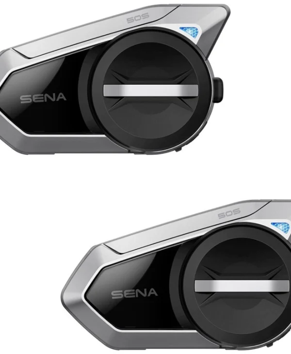 Sena 50S Dual Ενδοεπικοινωνία Διπλή για Κράνος Μηχανής με Bluetooth 50S-10D