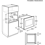 Electrolux Εντοιχιζόμενος Φούρνος Μικροκυμάτων 20lt Μαύρος LMS2203EMX - Image 9
