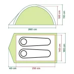 Coleman Darwin 2 Σκηνή Camping Igloo Ορειβασίας Γκρι με Διπλό Πανί 4 Εποχών για 2 Άτομα Αδιάβροχη 3000mm 210x140x100εκ. 2176903 - Image 3