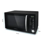 Esperanza Cocinero Φούρνος Μικροκυμάτων με Grill 20lt Μαύρος EKO010 - Image 4