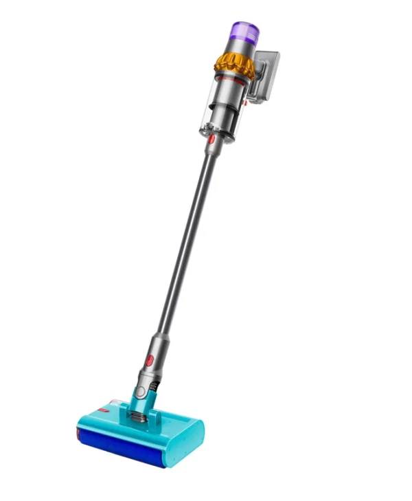 Dyson V15s Detect Submarine Επαναφορτιζόμενη Σκούπα 2 σε 1 Stick & Χειρός Yellow / Iron / Nickel 448798-01