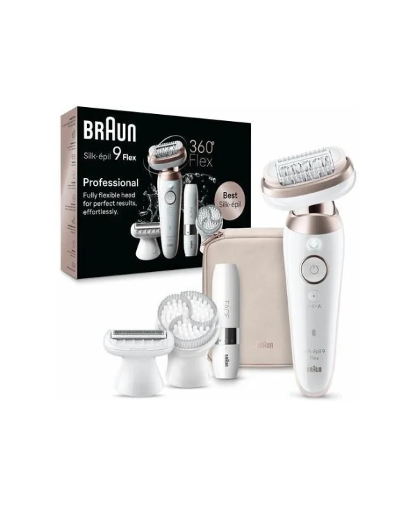 Braun Silk-epil 9 Flex Αποτριχωτική Μηχανή Epilator για Πρόσωπο & Σώμα 225274