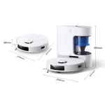 Ecovacs Deebot N20 Plus Σκούπα Ρομπότ με Χαρτογράφηση Laser & Απορρόφηση 8000Pa Λευκή DEEBOT N20 Plus - Image 4