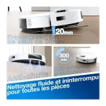 Ecovacs Deebot N20 Plus Σκούπα Ρομπότ με Χαρτογράφηση Laser & Απορρόφηση 8000Pa Λευκή DEEBOT N20 Plus - Image 8