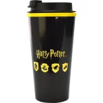 Blue Sky Studios Harry Potter Hogwarts Shield Ποτήρι Θερμός Ανοξείδωτο 400ml Μαύρο με Επιστόμιο 5056563711155 - Image 2