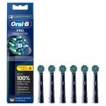 Oral-B Pro CrossAction Ανταλλακτικές Κεφαλές για Ηλεκτρική Οδοντόβουρτσα Black 860229 6τμχ - Image 2