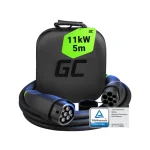 Green Cell Καλώδιο Φόρτισης Τριφασικό 5m Type 2 - Type 2 EVKABGC03 - Image 2
