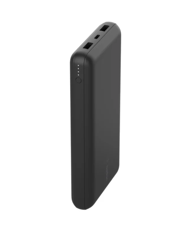 Belkin Boost Charge Power Bank 20000mAh με 2 Θύρες USB-A και Θύρα USB-C Μαύρο BPB012BTBK