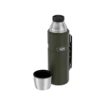 Thermos Μπουκάλι Θερμός Ανοξείδωτο / Πλαστικό 1.2lt Green 170028 - Image 2