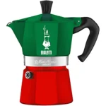 Bialetti Moka Express Tricolore Μπρίκι Espresso 3cups Πράσινο 0005322