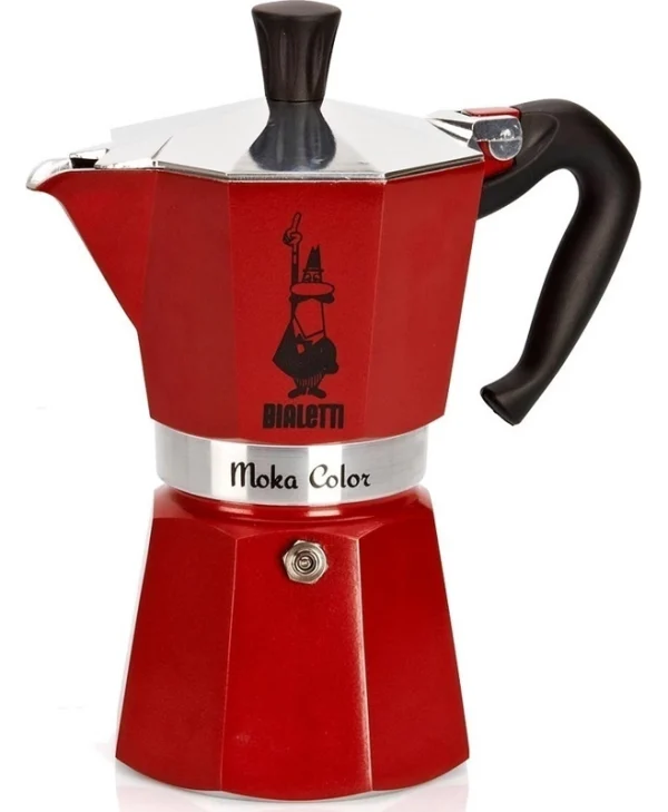 Bialetti Moka Express Μπρίκι Espresso 3cups Κόκκινο 0004942
