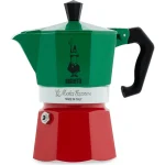 Bialetti Moka Express Tricolore Μπρίκι Espresso 6cups Πράσινο 0005323