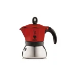 Bialetti Moka Induction Μπρίκι Espresso 4cups Κόκκινο 0006944