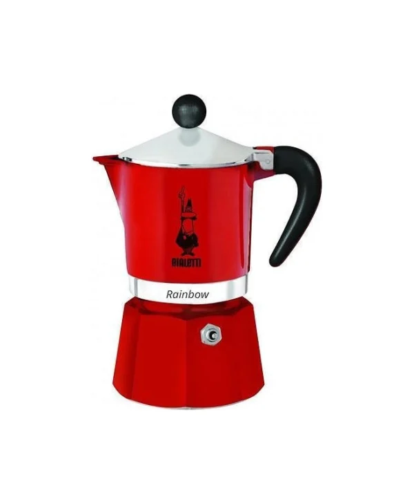 Bialetti Rainbow Μπρίκι Espresso 3cups Κόκκινο 0004962/NP