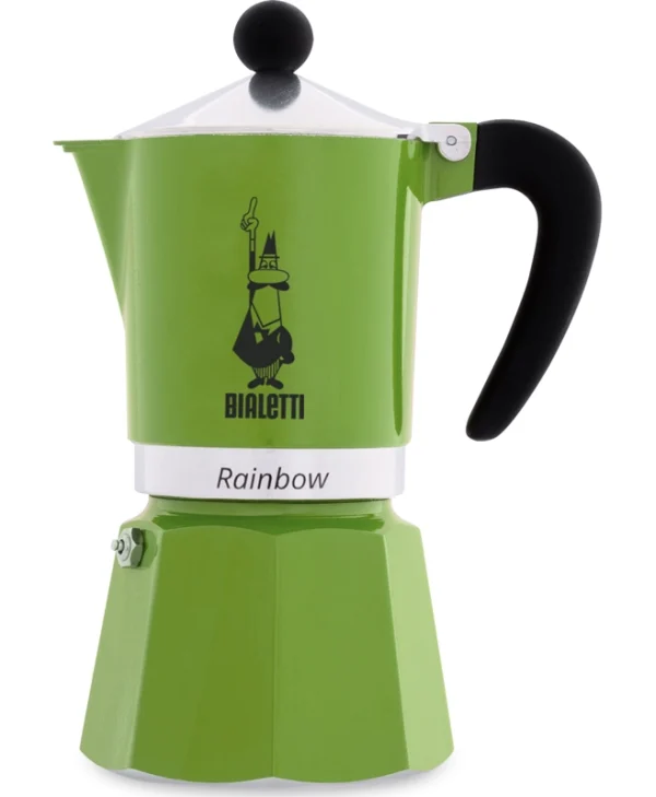 Bialetti Rainbow Μπρίκι Espresso 3cups Πράσινο 8006363018500