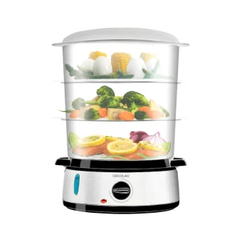 Cecotec Vapovita 3000 Inox Ατμομάγειρας με 3 Επίπεδα Μαγειρέματος 9lt 4109