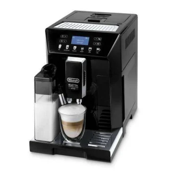 De'Longhi Eletta Αυτόματη Μηχανή Espresso 1450W Πίεσης 15bar για Cappuccino με Μύλο Άλεσης Μαύρη 0132217049