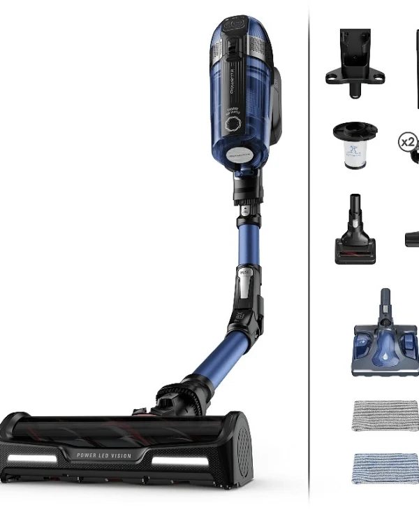 Rowenta X-force Flex 12.60 Επαναφορτιζόμενη Σκούπα Stick 25.2V Aqua RH98C0WO