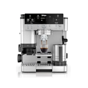 Ninja Luxe Cafe Premier Αυτόματη Μηχανή Espresso 1650W Πίεσης 15bar για Cappuccino με Μύλο Άλεσης Ασημί ES601EU