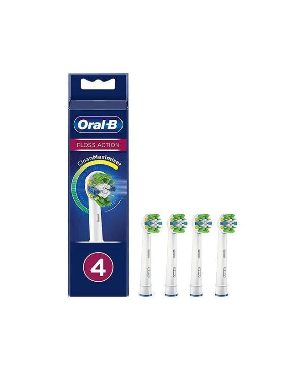 Oral-B Floss Action CleanMaximiser Ανταλλακτικές Κεφαλές για Ηλεκτρική Οδοντόβουρτσα 860885 4τμχ
