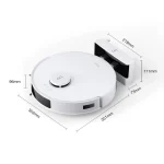 Ecovacs Deebot N20 Σκούπα Ρομπότ με Χαρτογράφηση Laser & Απορρόφηση 8000Pa Λευκή - Image 8