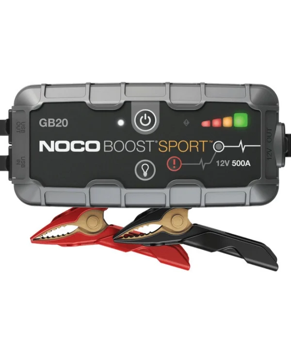 Noco GB20 Boost Sport Φορητός Εκκινητής Μπαταρίας Αυτοκινήτου 500A με Φακό / Power Bank / USB 12V