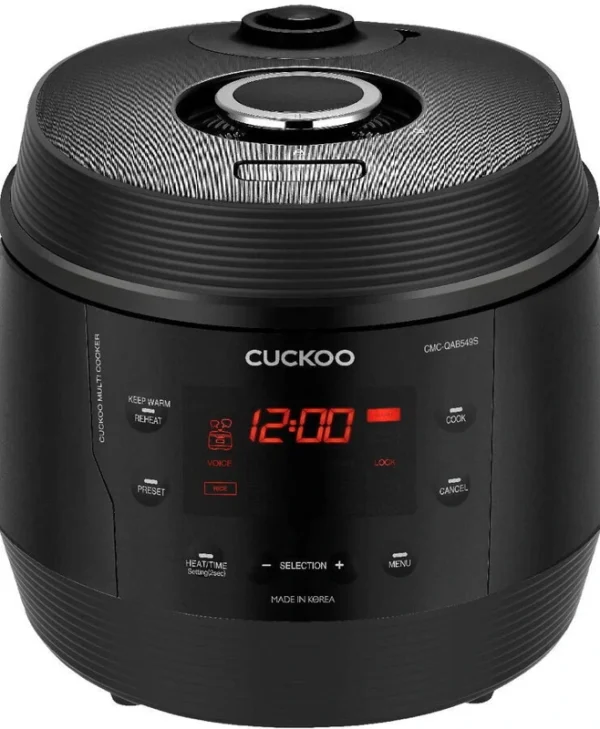 CUCKOO Cuckoo Πολυμάγειρας 1100W με Χωρητικότητα 5lt Μαύρος CMC-QAB549S