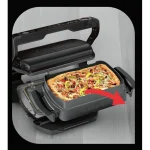 Tefal Optigrill+ Επιτραπέζια Ηλεκτρική Ψησταριά Αυλακωτής Πλάκας 2000W Ανοξείδωτη με Καπάκι και Ρυθμιζόμενο Θερμοστάτη 30x20εκ. GC 714834 - Image 9